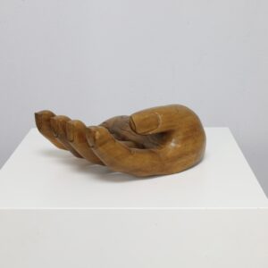 Object Carved Wooden Hand, 80s