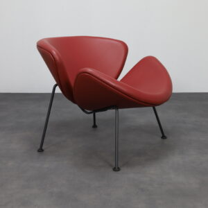 Leather Orange Slice Lounge Chair by Pierre Paulin Artifort