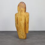 sculpture group family in wood Roland Lavianne