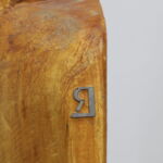 sculpture group family in wood Roland Lavianne