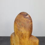 sculpture group family in wood Roland Lavianne