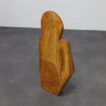 sculpture group family in wood Roland Lavianne