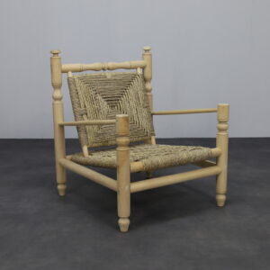 Low Rope Armchair, France, 1970s