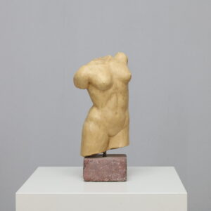 Sculptural Female Torso signed AC