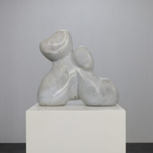 Mother and Child – Marble Sculpture by Mario Orsogna