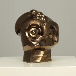 Sculpture Ceramic Head Roy Terbeek