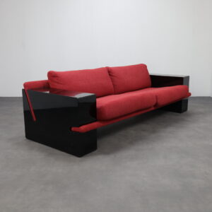 Postmodern Three-Seater Sofa, Italy 1980s