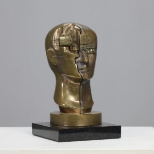 Sculpture "Homo Decessor" by Raf Verjans