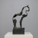 Artistic Sculpture in Bronze Majestic Cat