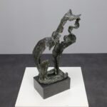 Artistic Sculpture in Bronze Majestic Cat
