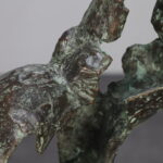 Artistic Sculpture in Bronze Majestic Cat