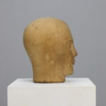 Hand Carved Wooden Head 1915 Berlin