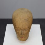 Hand Carved Wooden Head 1915 Berlin