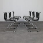 Biscia Dining Chairs by Pascal Mourgue Steiner France 1970s