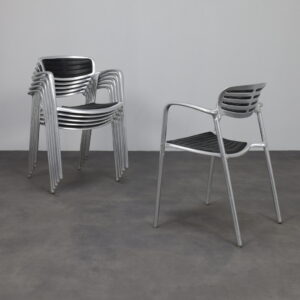 Set of 6 Toledo Chairs by Jorge Pensi for Amat Spain 1986