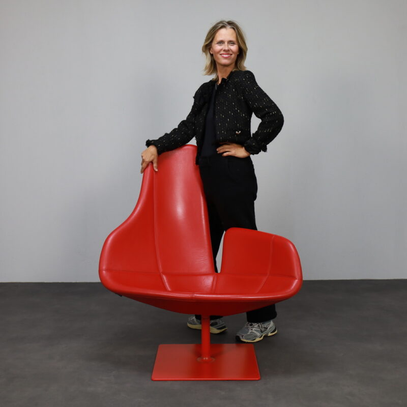 Fjord Swivel Lounge Chair by Patricia Urquiola for Moroso Italy 2002