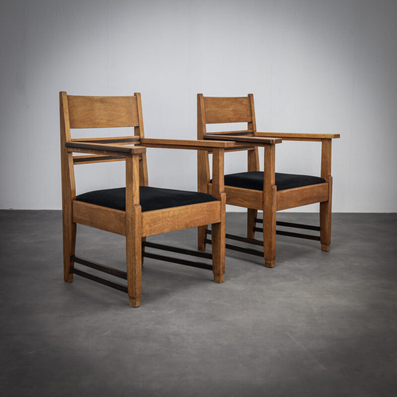 Pair of Art Deco Armchairs, The Netherlands (1930s)