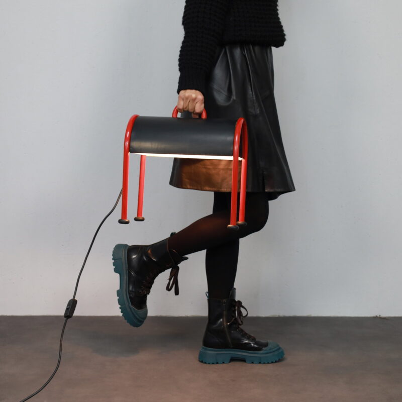 Table Lamp "Valigia" by Ettore Sottsass for Stilnovo, Italy, 1977