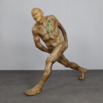 Life-Size Sculpture "Running Figure" by Karol Broniatowski, 1972