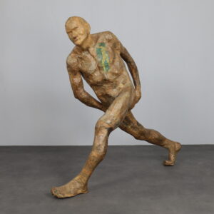 Life-Size Sculpture "Running Figure" by Karol Broniatowski, 1972