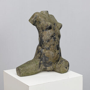 Concrete Female Torso Sculpture by Francine Govers, Netherlands, 1990s (SOLD)