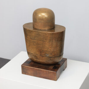 Holey Grail  Monumental Sculptural Form in Wood by Annet Gaaikema, 1980s