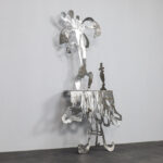 "Iris in a Vase" Standing Sculpture by Petra Hartman, 2013