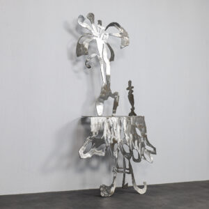 "Iris in a Vase" Standing Sculpture by Petra Hartman, 2013