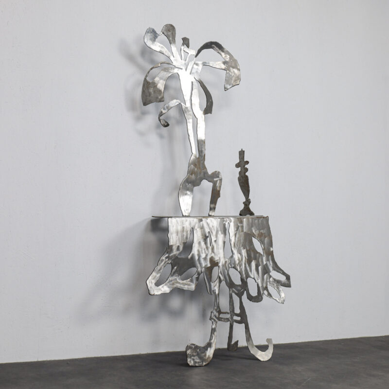 "Iris in a Vase" Standing Sculpture by Petra Hartman, 2013