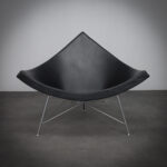 Coconut Lounge Chair in Leather by George Nelson for Vitra, 1955