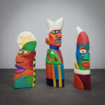Group of Unique Sculptures by Clemens Briels, 1990s