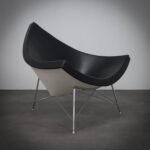 Coconut Lounge Chair in Leather by George Nelson for Vitra, 1955