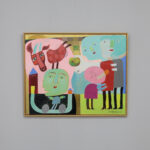 Poetic Family Scene with Horse Painting by Wouter Stips, Netherlands, 2006