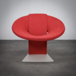 Extremely Rare Contemporary Sculptural Lounge Chair, Italy, 2000s