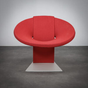 Extremely Rare Contemporary Sculptural Lounge Chair, Italy, 2000s