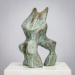 Patinated Biomorphic Bronze Sculpture by Jacob Hordijk, 1990s