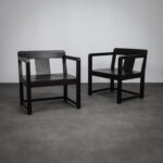 Pair of Ming Lounge Chairs by Paola Navone for Casamilano, Italy, 2022