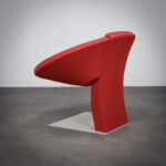 Extremely Rare Contemporary Sculptural Lounge Chair, Italy, 2000s