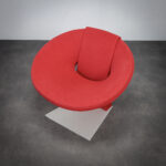 Extremely Rare Contemporary Sculptural Lounge Chair, Italy, 2000s