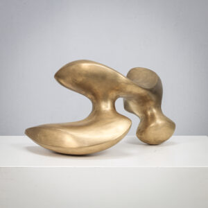 Abstract Biomorphic Bronze Sculpture by Felix van de Beek 2000s