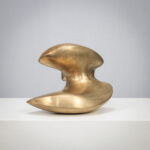 Abstract Biomorphic Bronze Sculpture by Felix van de Beek 2000s