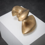 Abstract Biomorphic Bronze Sculpture by Felix van de Beek 2000s