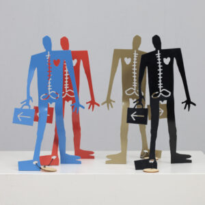 Metal Sculptures Coeneman by Coen Blankwaard