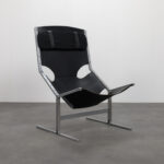 Pierre Thielen Leather Lounge Chair