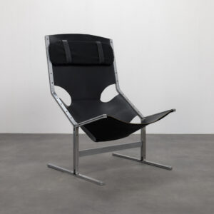 Pierre Thielen Leather Lounge Chair