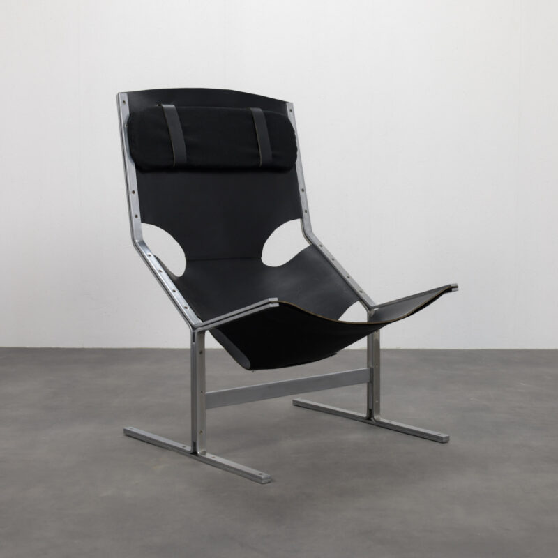 Pierre Thielen Leather Lounge Chair