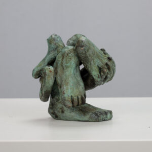 Expressive Figurative Bronze Sculpture, Netherlands, 1970s