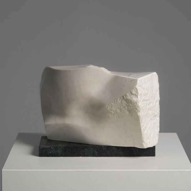 Noise Abstract Carved Marble Sculpture Netherlands 1990s OBJECT88