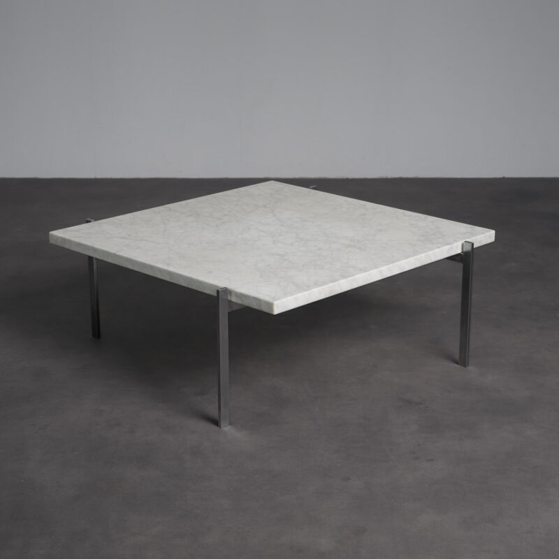 Rolled Marble Coffee Table by Poul Kjaerholm for Fritz Hansen Denmark 1990s OBJECT88