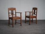 Pair of Amsterdam School Art Deco Armchairs Netherlands 1930s OBJECT88